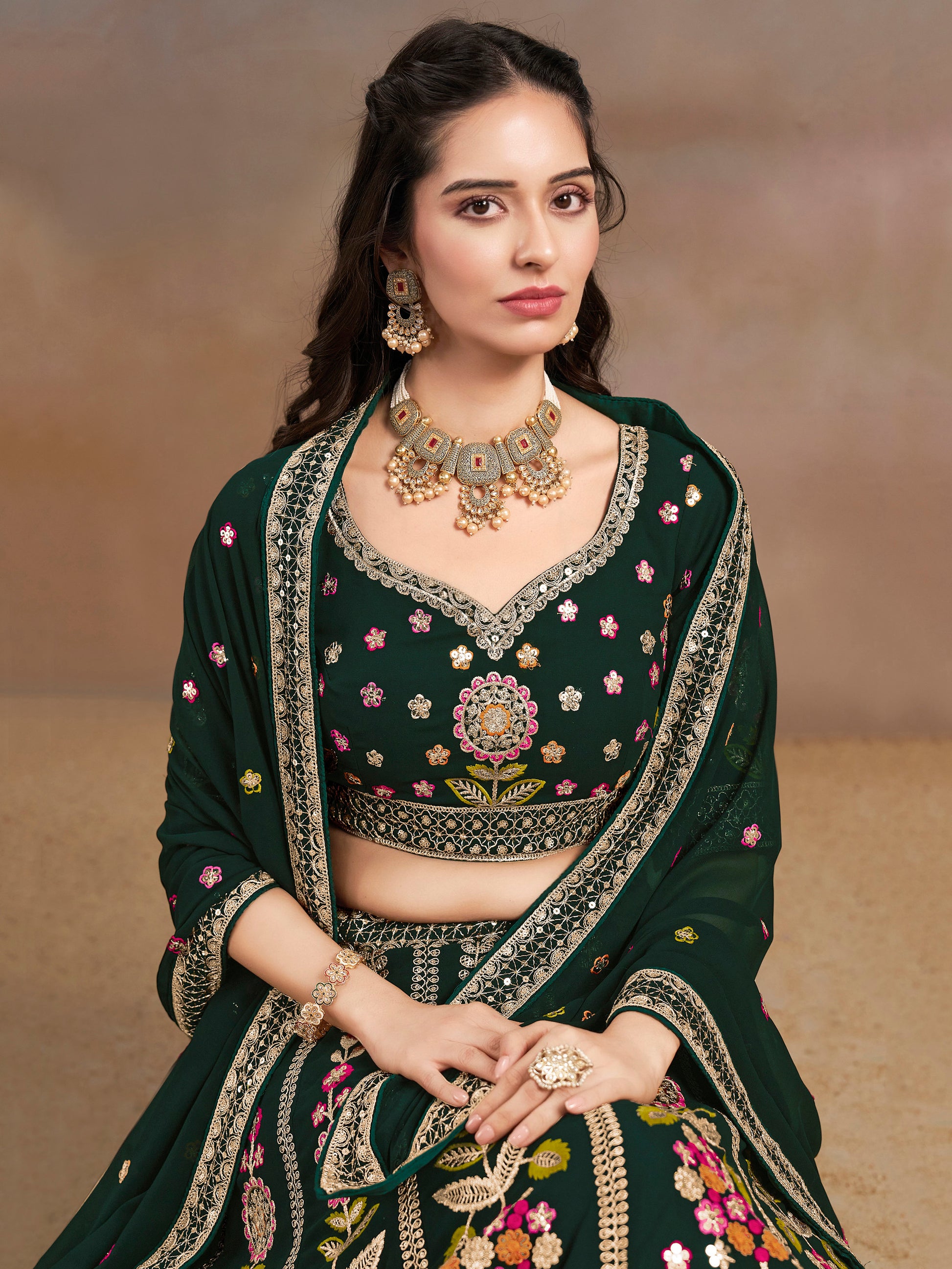 Readymade party wear lehenga