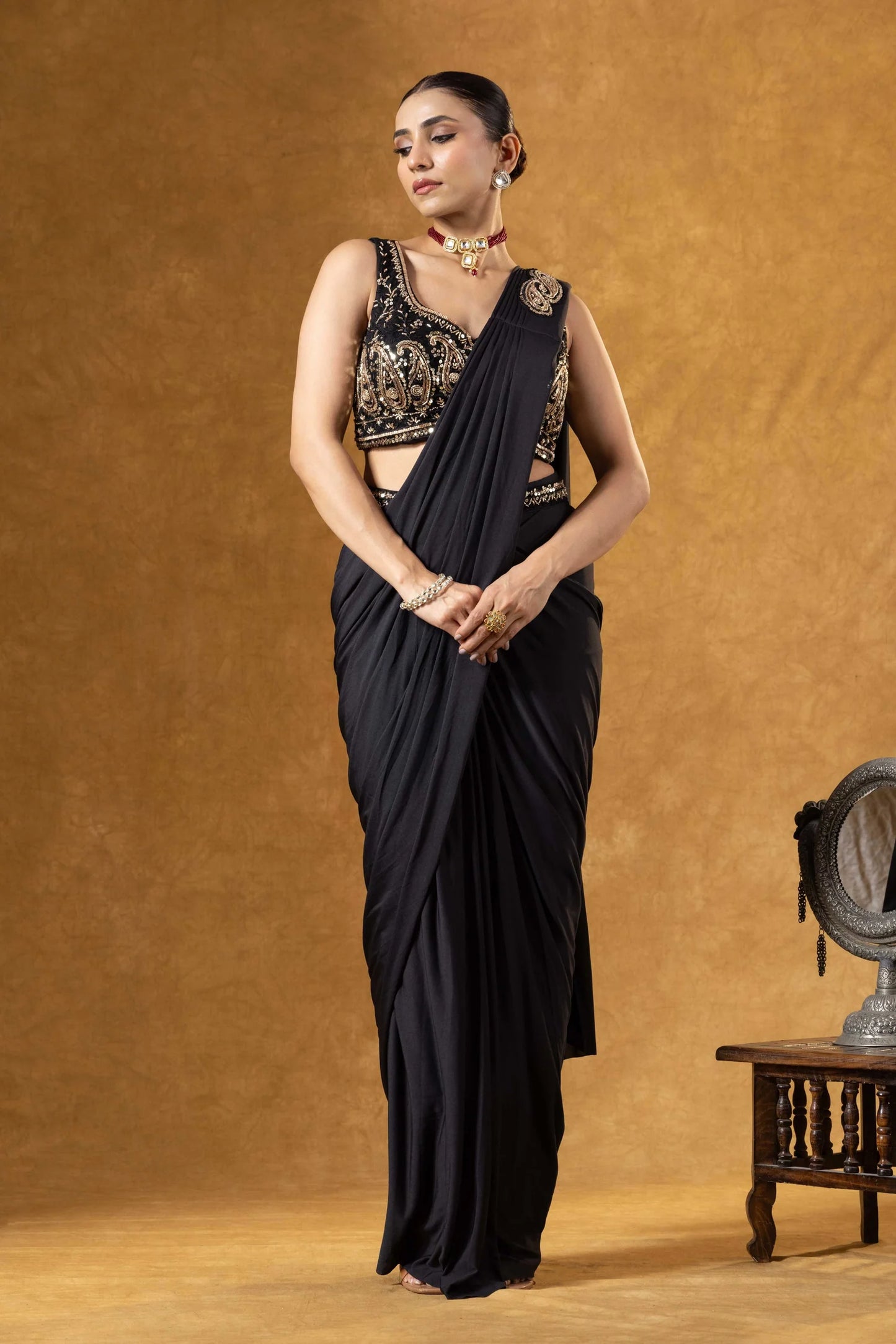 shop cocktail saree for women