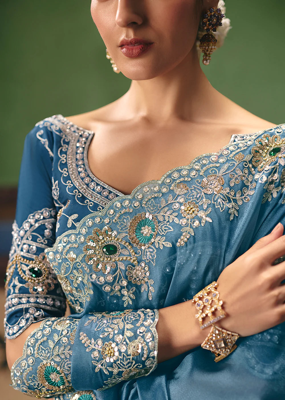 wedding guest saree canada