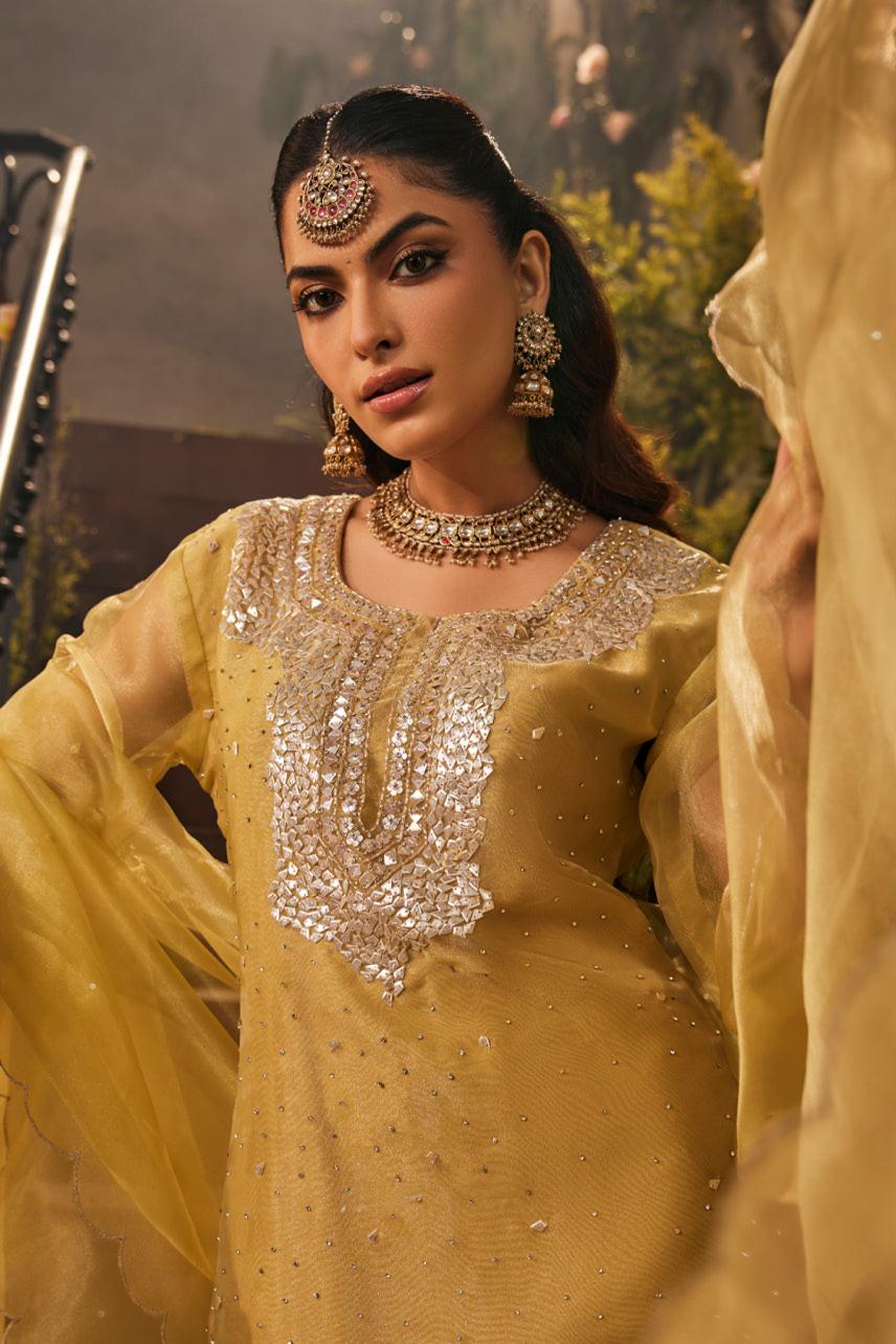 wedding organza outfit for women buy online