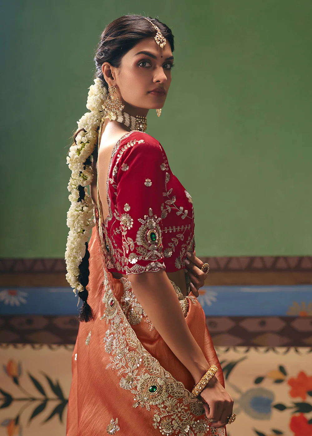 wedding guest saree canada