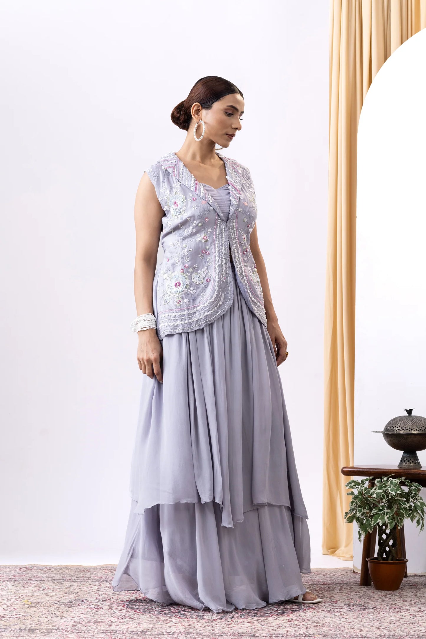 buy layered lehenga online usa festive wear