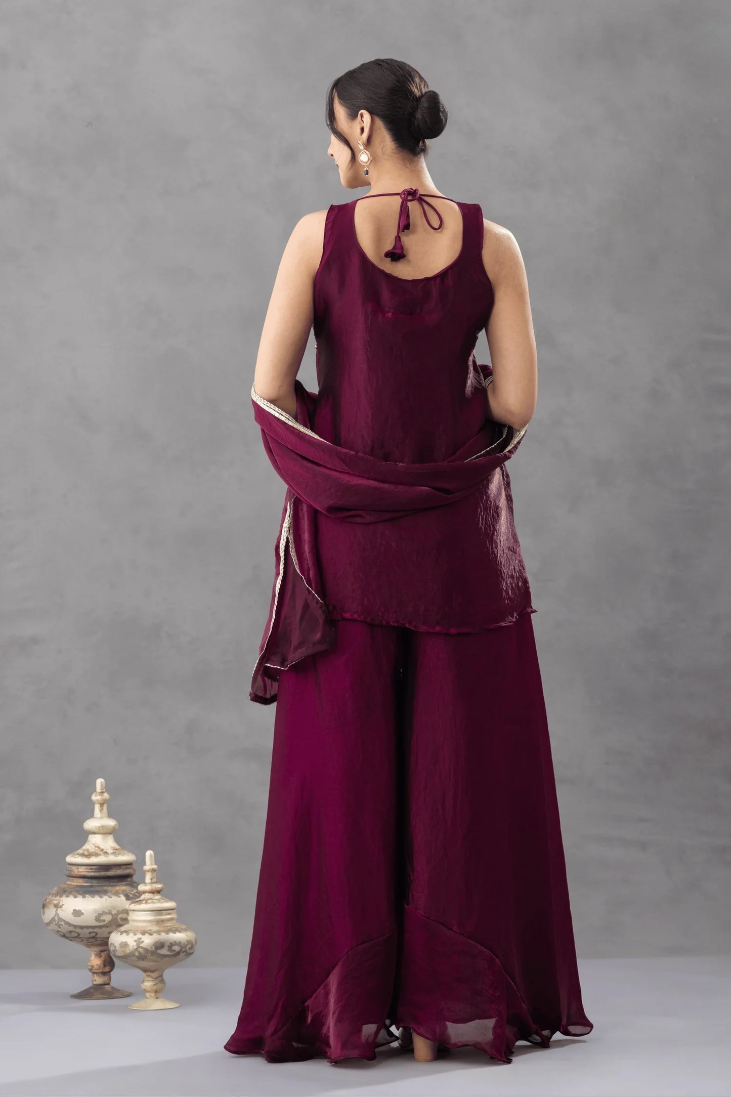 shop cocktail palazzo suit for women