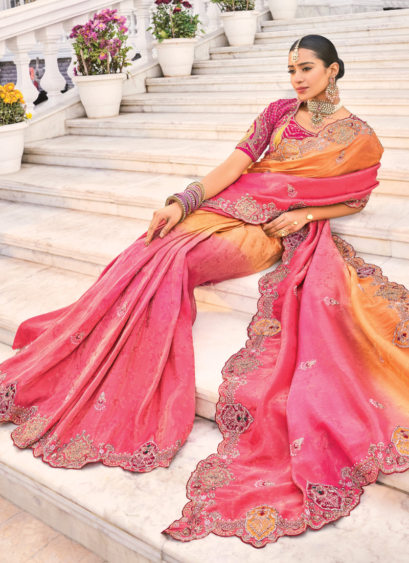 latest wedding sarees collection