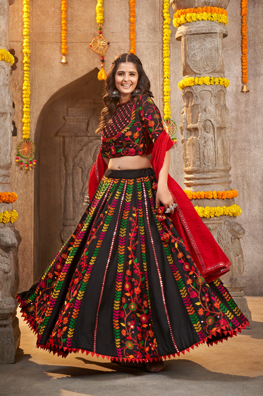 Black exclusive chaniya choli collection, perfect for Navratri festival wear