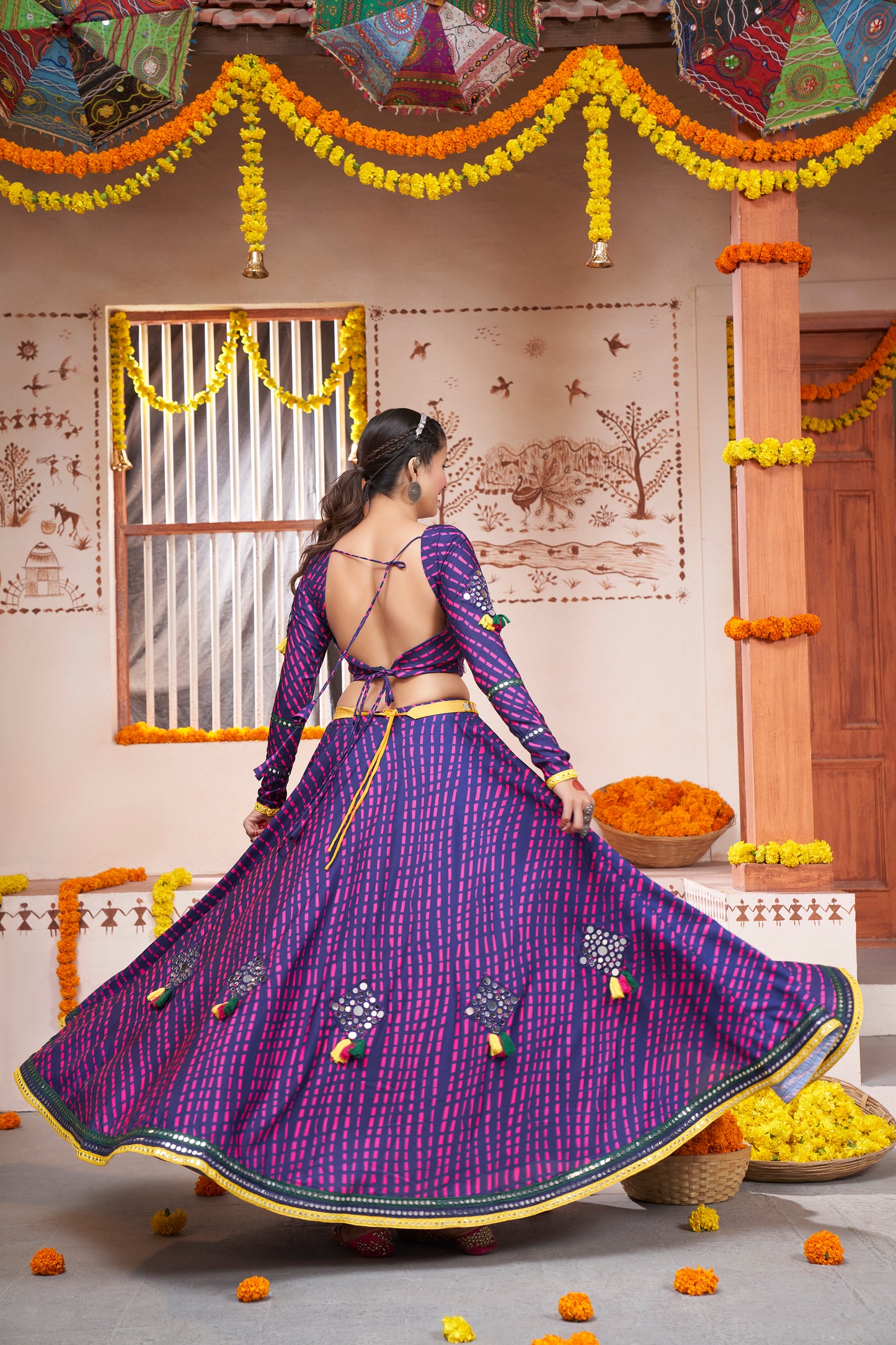 Purple Exclusive New Navratri Chaniya Choli Collection