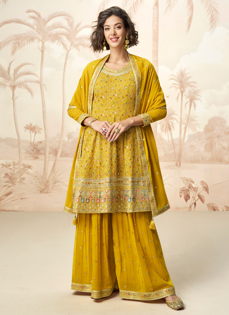 sharara suit for wedding