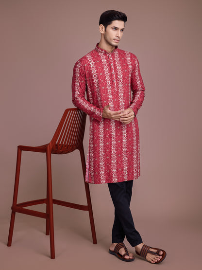 Stylish Men's Kurta Perfect for Navratri Festival Celebrations