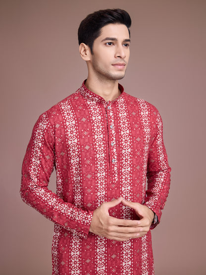 Stylish Men's Kurta Perfect for Navratri Festival Celebrations