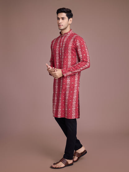 Stylish Men's Kurta Perfect for Navratri Festival Celebrations