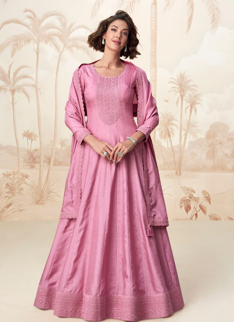 ready-made or unstitched or custom-made Anarkali dress in Canada