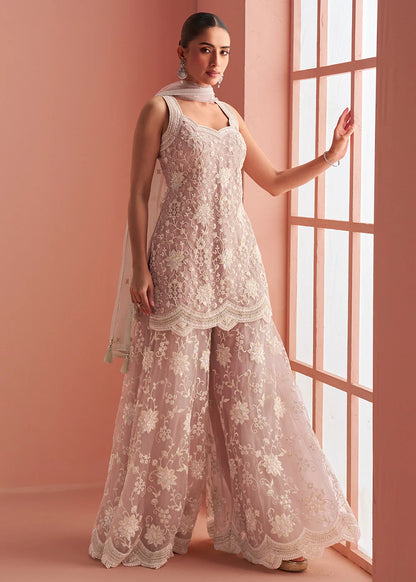 buy blush pink sharara