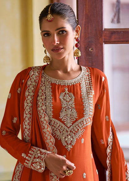 Shop Indian Wedding Orange Suit