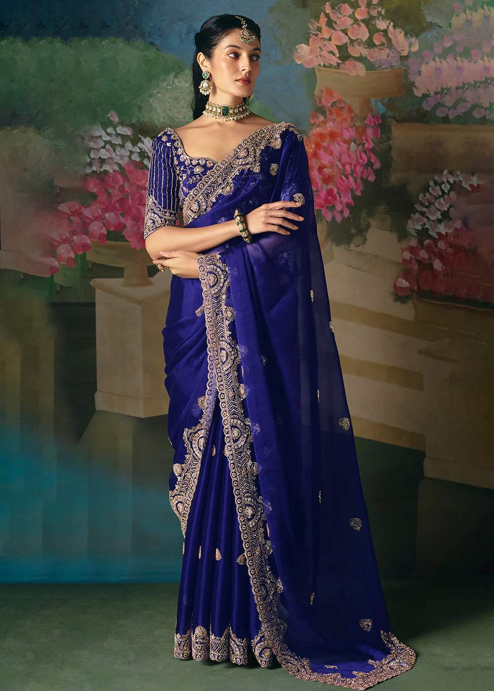 party wear saree buy online