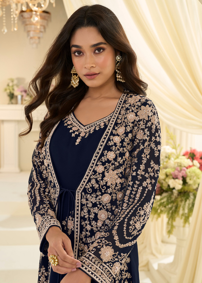 embroidered anarkali dress online