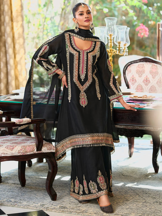 buy ready to wear indian dress black usa