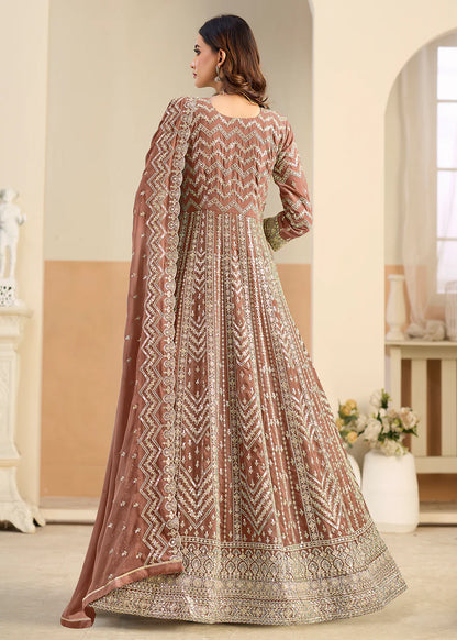 brown anarkali canada shopping