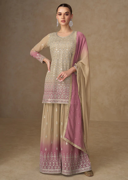 shop ombre sharara suit wedding