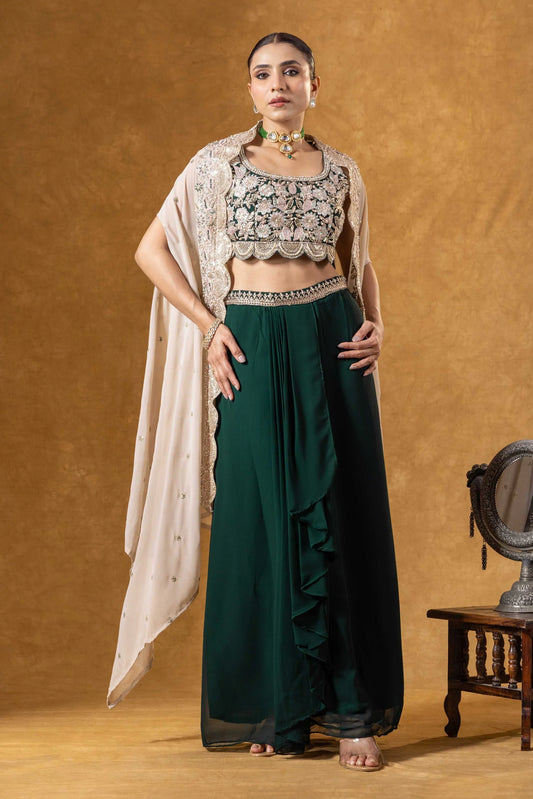 embroidered drape skirt bridesmaid outfit canada