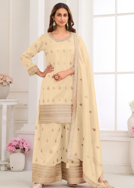 simar silk palazzo suit wedding