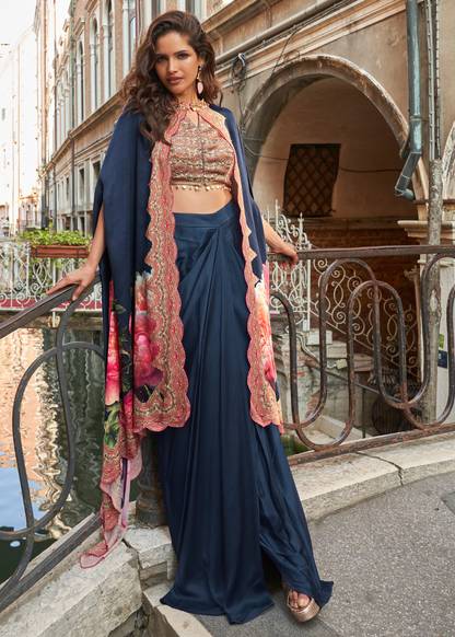 shop indo western skirt