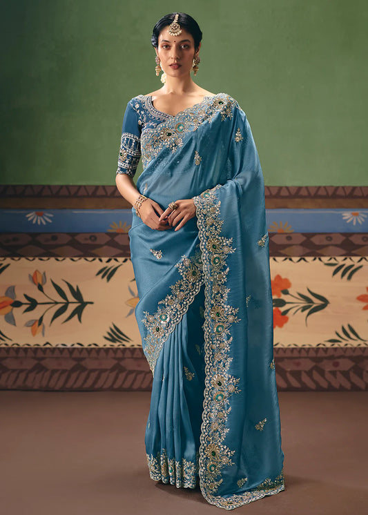 embroidered saree uk online