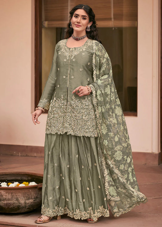 shop green ethnic outfit