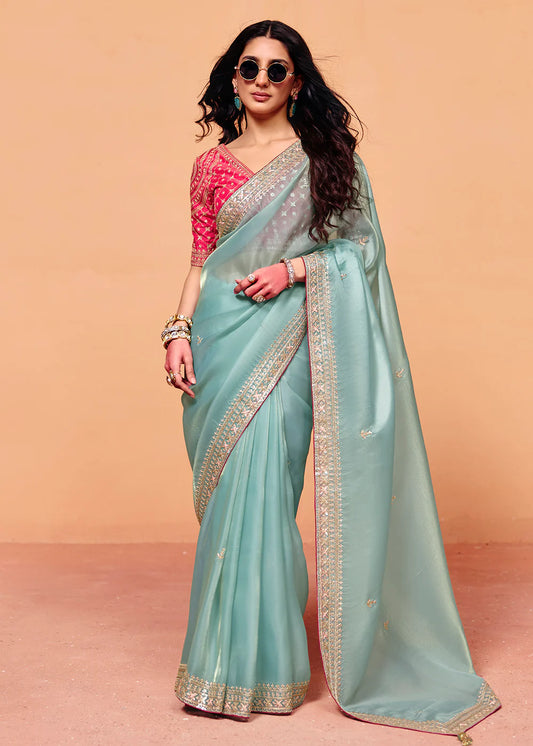 shop embroidered saree wedding uk