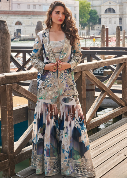 shop mirror work gharara