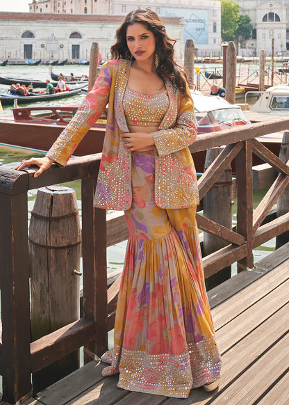 shop mirror work gharara