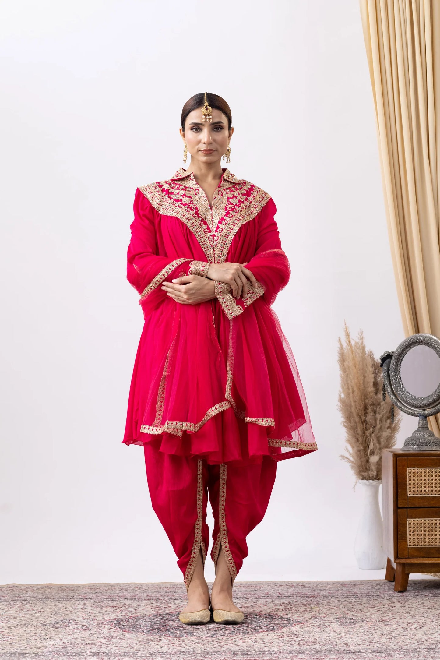shop zari embroidered dress uk indian wedding wear women