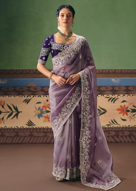 designer saree with blouse canada