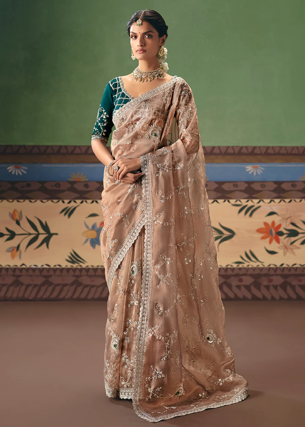 embroidered saree uk online