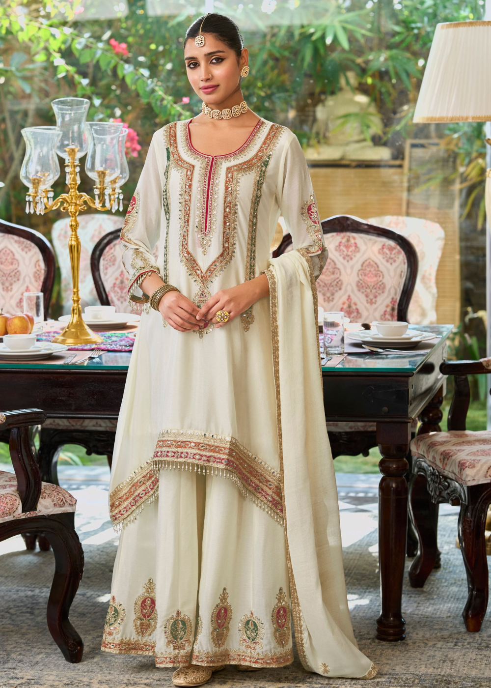 shop off white party wear palazzo suit canada
