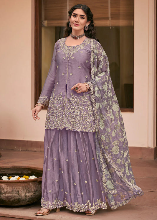 shop lavender ethnic outfit