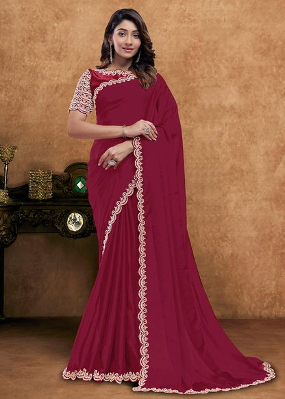 shop maroon saree online usa