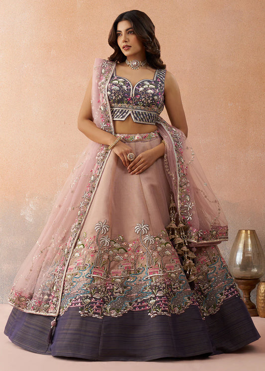 shop purple mauve lehenga choli