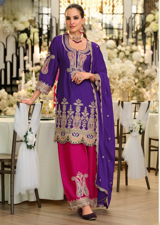 shop purple pink suit