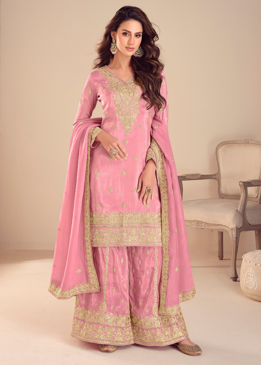 shop rose pink indian wedding outfit canada