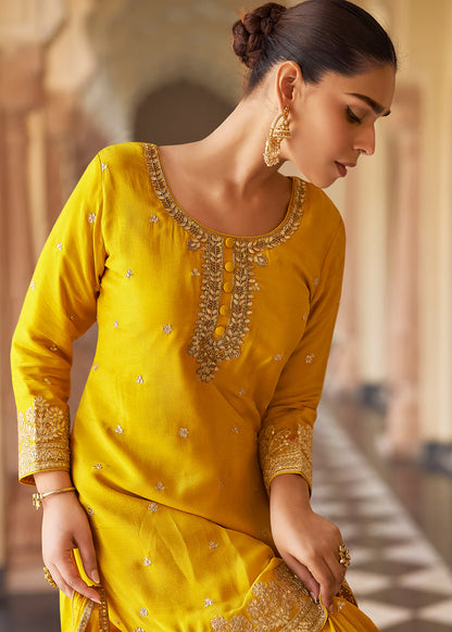 shop yellow gharara usa