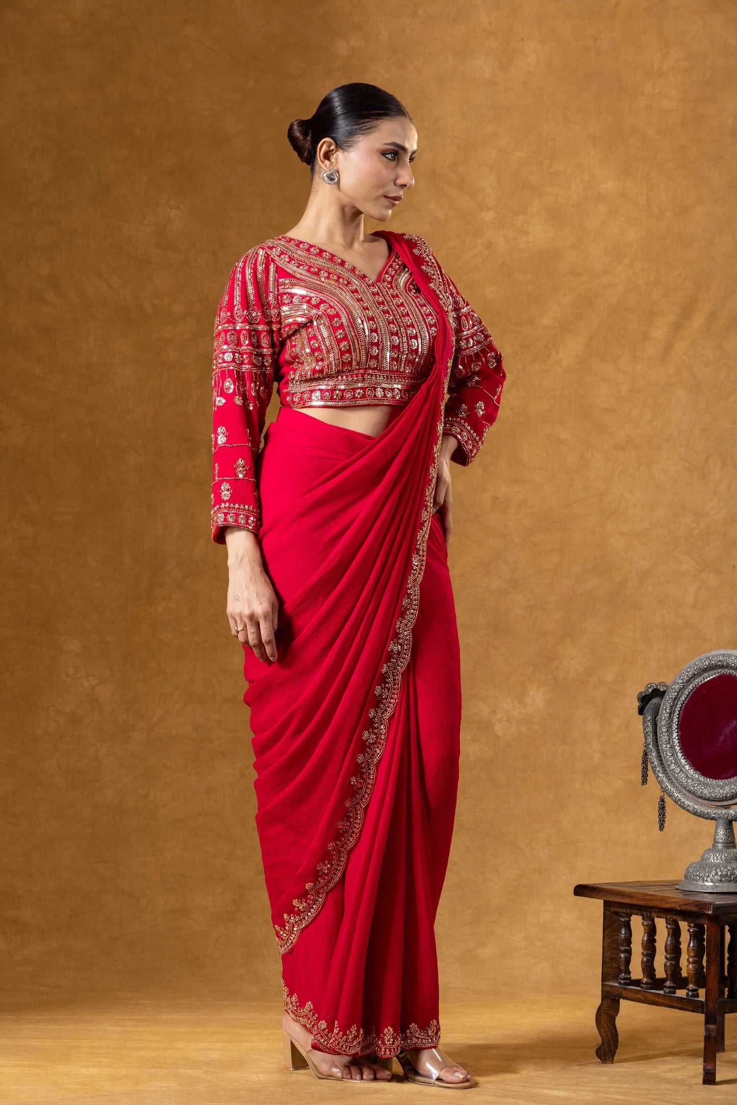 shop cocktail saree for women