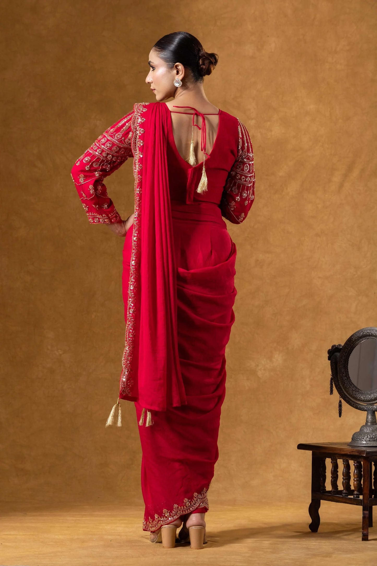 shop wedding guest saree uk