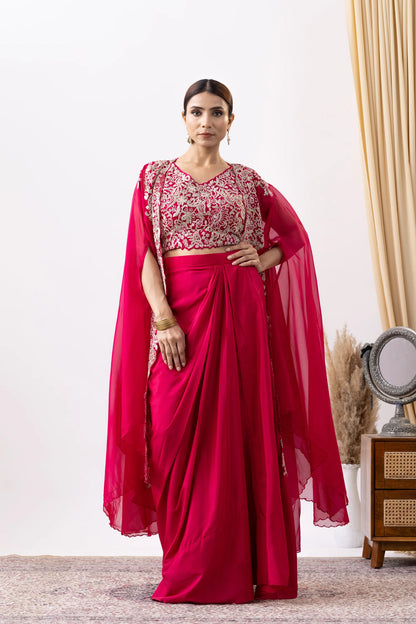 buy draped outfit online usa indian wedding outfits women