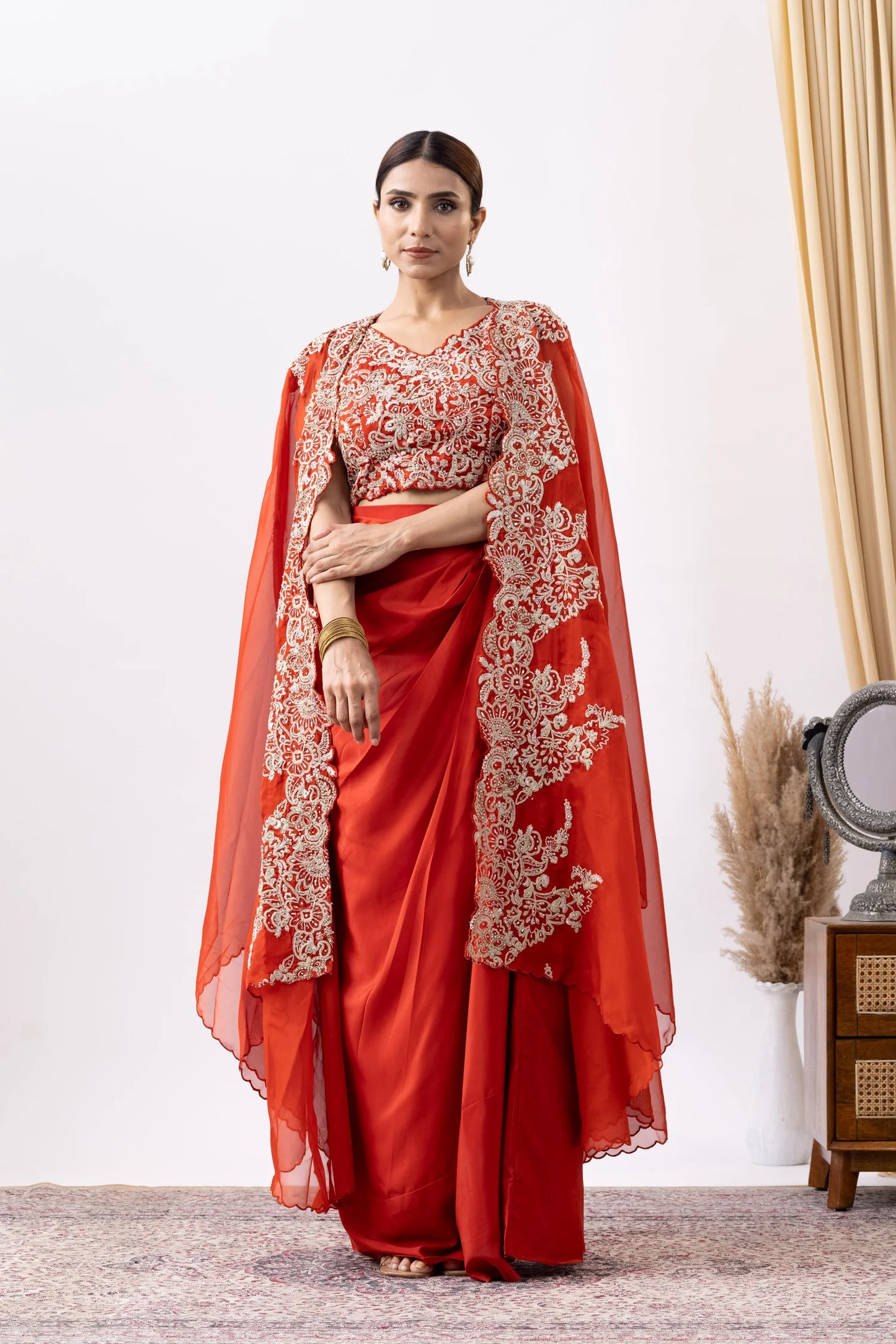 buy draped outfit online usa indian wedding outfits women