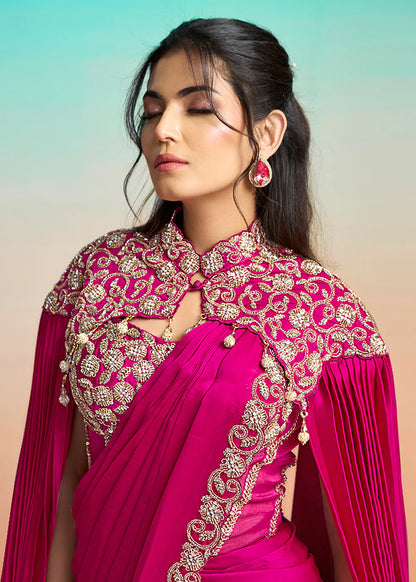 indian wedding pink saree online