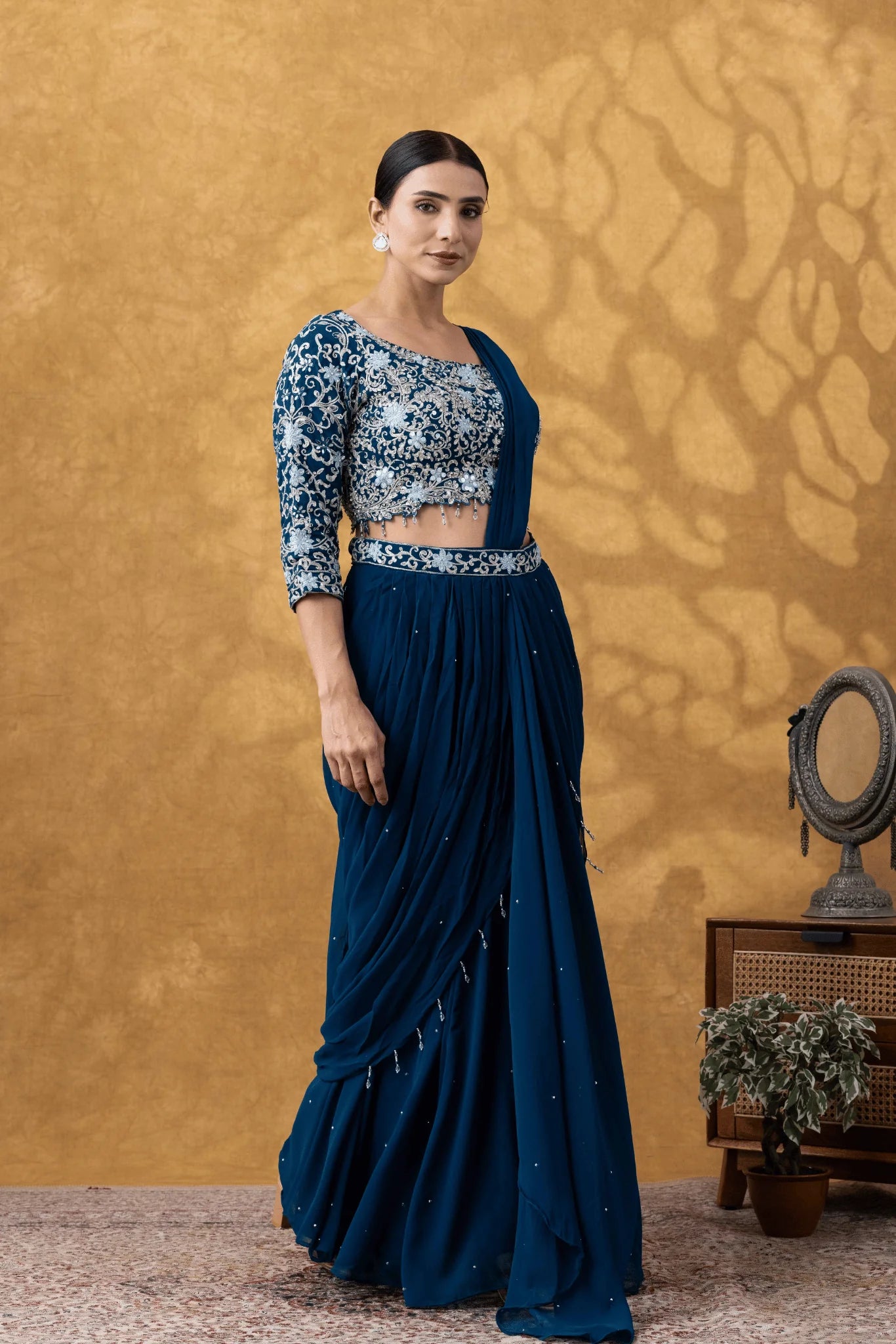 ready to wear saree uk shopping