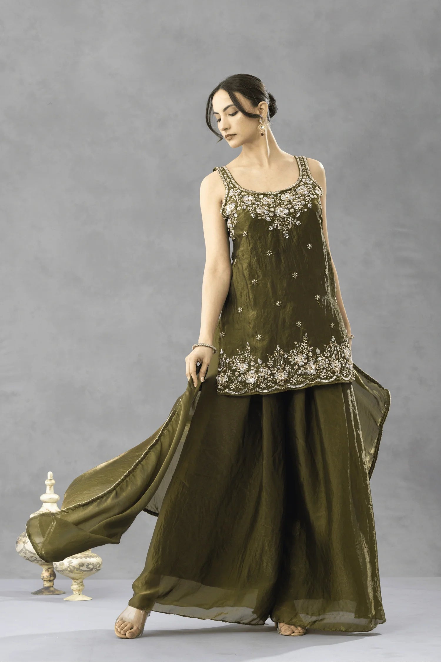 indian wedding kurta palazzo outfit usa