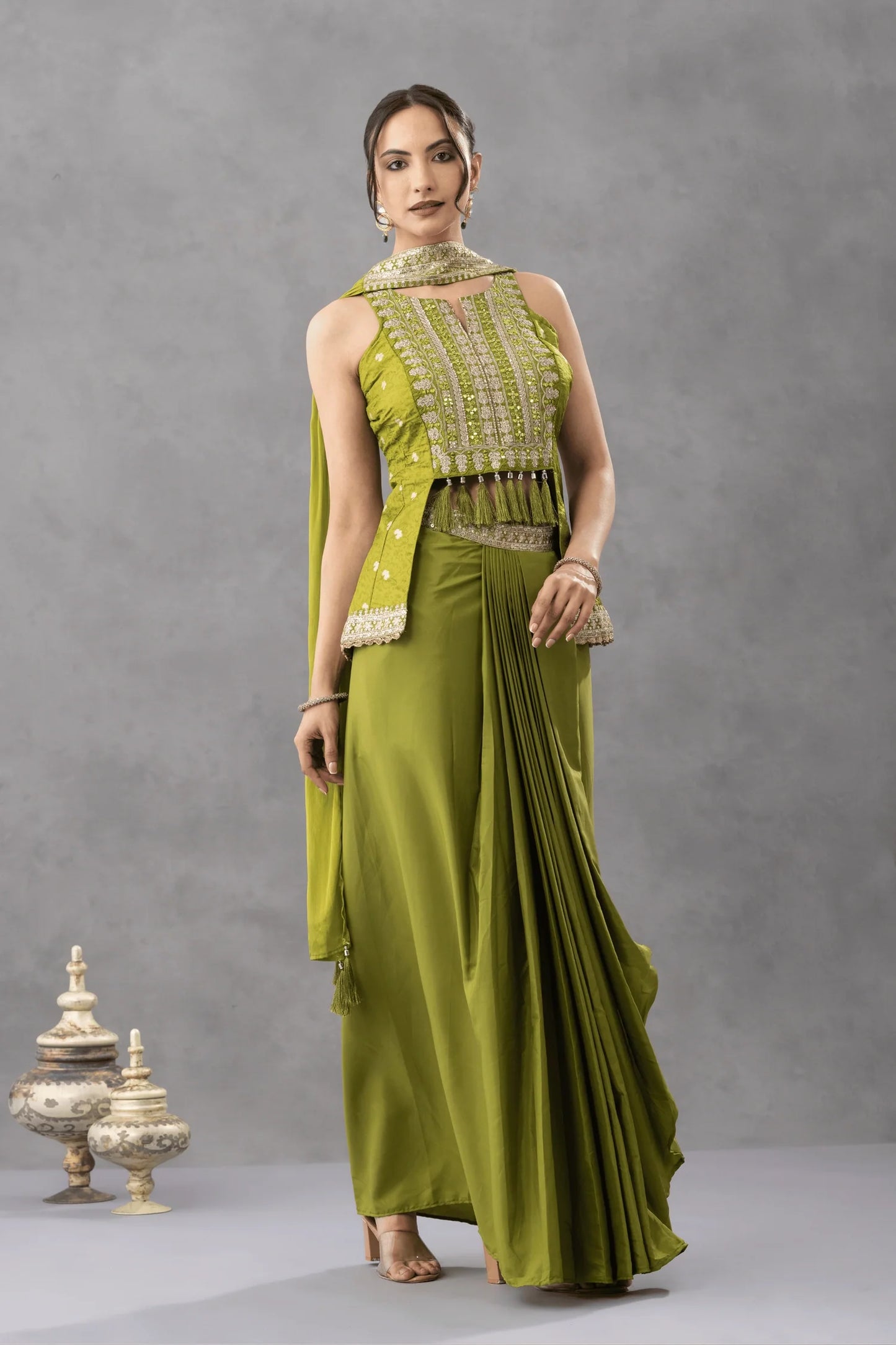 shop mehendi outfit peplum skirt uk