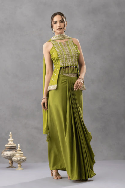 shop mehendi outfit peplum skirt uk
