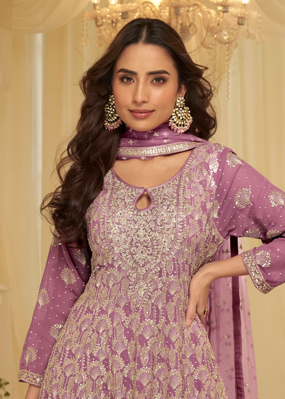 pakistani mauve purple suit